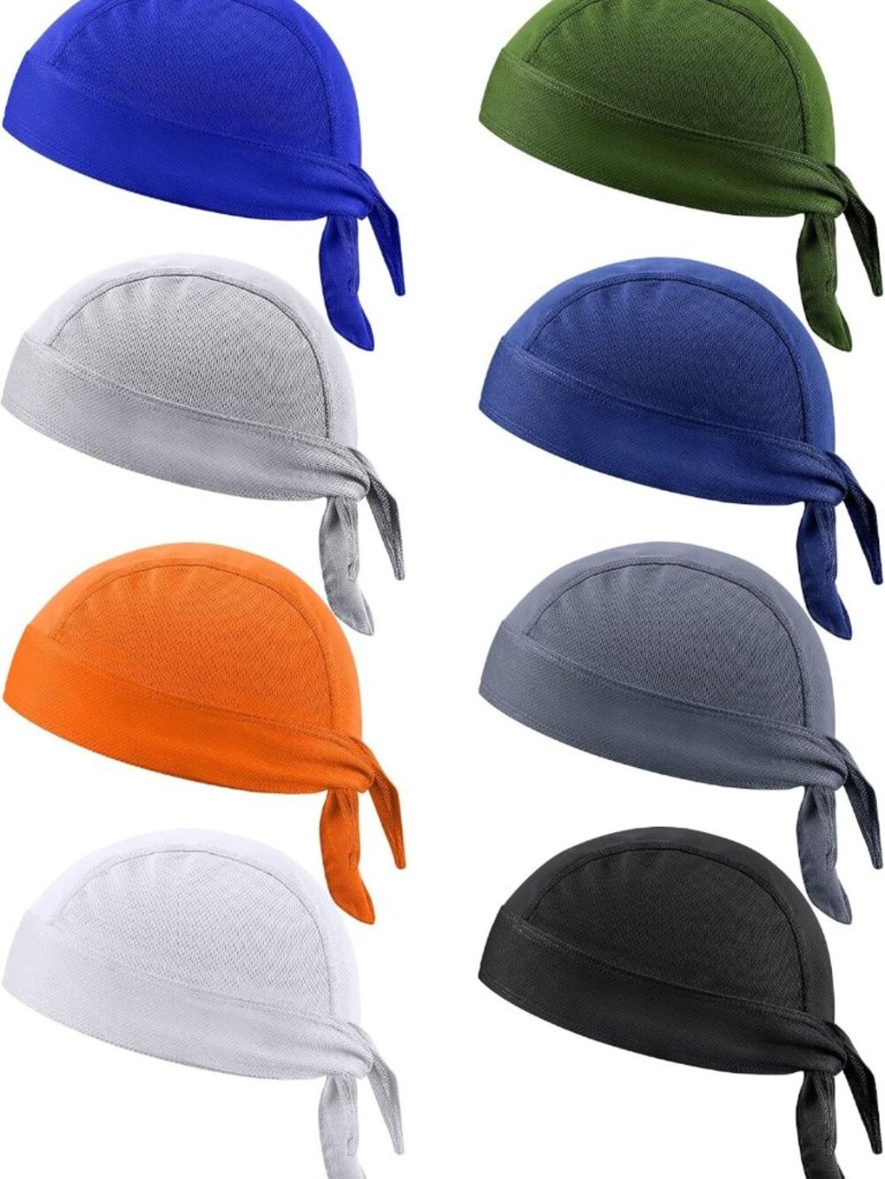 8 Pack Do Rags for Men | Stylish Head Wraps, Durable & Comfortable Hair